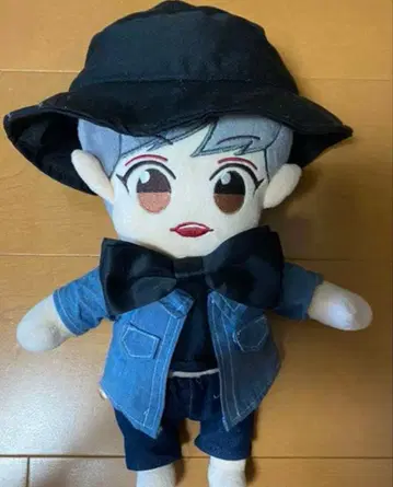 EXO 찬열 봉제 인형 부채 세트
