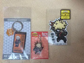 히로아카 바쿠고 카츠키 키링 아크릴 참 스티커 세트