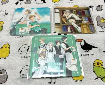 나츠메 우인장 콜라보 카페 특전 코스터