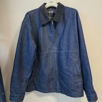 UNIQLO 집업 숏 데님 블루종 XXL