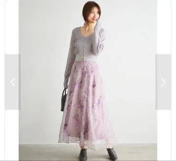 COCO DEAL 코코딜 레이어드 플라워 프린트 샤샤 스커트