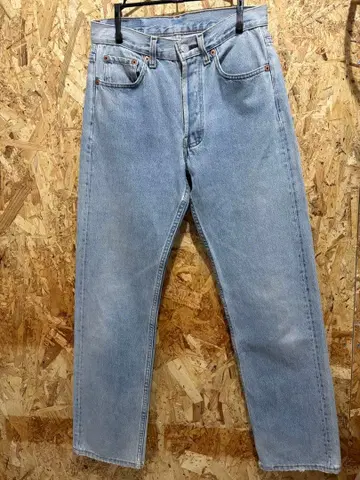 90s USA제 리바이스 501 버튼 뒤 555 발렌시아 레어 데님