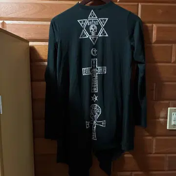 [ GHOST OF HARLEM ] 고딕 디자인 롱 가디건 블랙