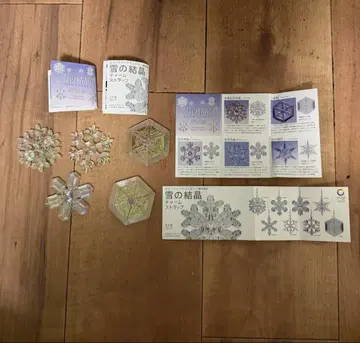 네이처 테크니컬러 MONO 눈의 결정 참 스트랩 5개 + 설명서 4장