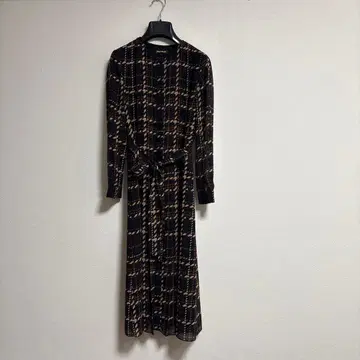 폴 스튜어트 체크 무늬 원피스