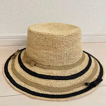 Ca4La 카시라 스트로우 햇 밀짚모자 리본