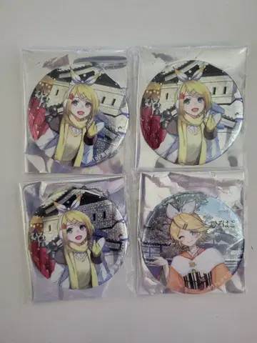 유키 미쿠 x 히로하코 히로사키 하코다테 카가미네 린 캔뱃지 세트