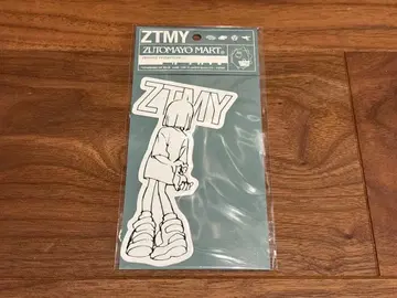 계속 한밤중이면 좋을 텐데 빅 로고 스티커 ZTMY 니라짱 화이트 흰색