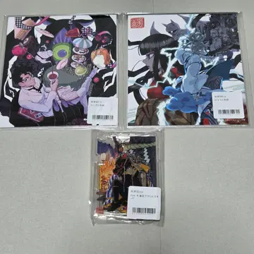 결계사 복권 아크릴 스탠드 색지 시시오 아키라 유가미 세이키 우라카이