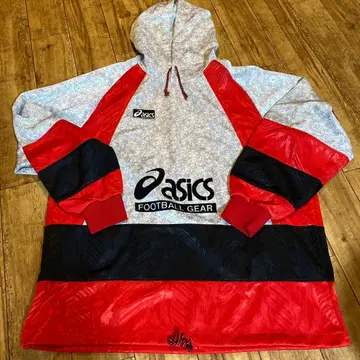 남성용 상의 asics 후디 그레이/레드/블랙 후드티 XL