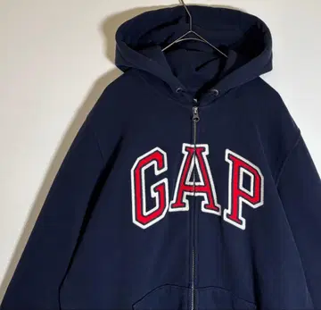 GAP 갭 빅사이즈 자수 로고 집업 후드티