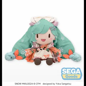 하츠네 미쿠 시리즈 유키 미쿠 2024 후와푸치 도데카 봉제 인형