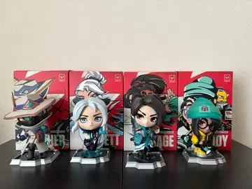 발로란트 피규어 4개 세트