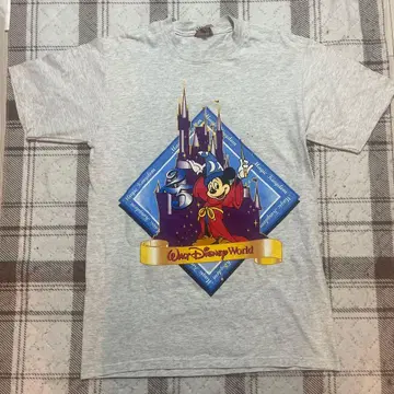 90s USA제 Disney 25주년 T셔츠 정면 프린트 미키