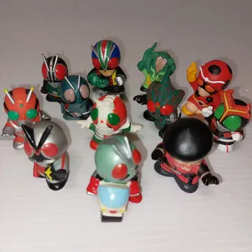 쇼와 라이더 가면라이더 손가락 인형 묶음 판매! 당시 소프비