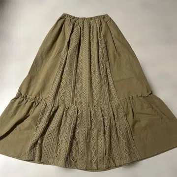 niko and 레이스 패치워크 맥시 스커트