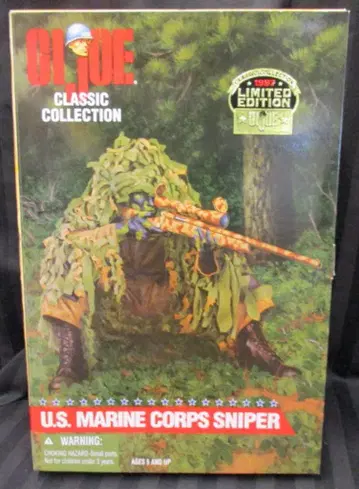 HASBRO 1997 리미티드 에디션 US 마린 코어스 스나이퍼 12인치