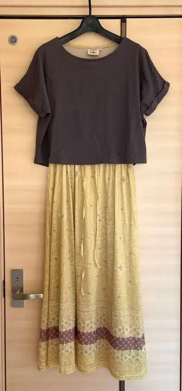 티티카카 프티 플라워 도킹 원피스