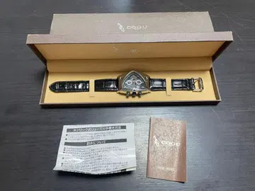 미사용품급 이탈리아제 COGU 코그 남성용 손목시계 크로노그래프