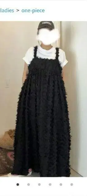 택 포함 미사용 새상품 ito-fukuoka FUSA 원피스 블랙