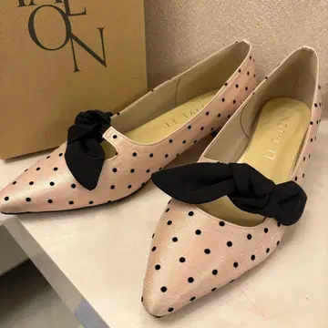 LE TALON 3.5cm 프론트 리본 펌프스 24cm