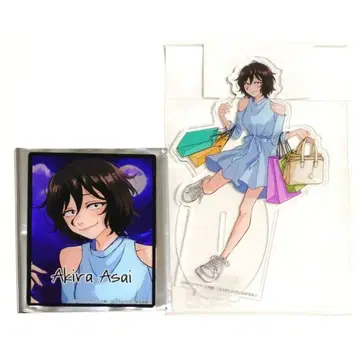 이세계의 성역 x 카키마쿠 아사히 아키라 아크릴 스탠드 아크릴 카드