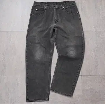 Wrangler 랭글러 W36 블랙 데님 하의 블랙