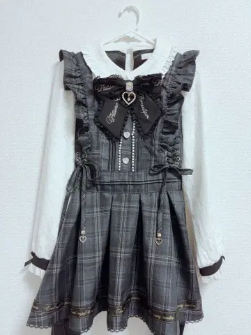 리즈리사 LIZLISA 백 카슈쿨 셋업 그레이 지뢰계 양산형