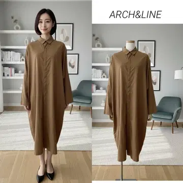 ARCH&LINE 셔츠 원피스