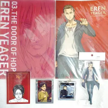 진격의 거인 엘렌 클리어 파일 아크릴 스탠드 카드 6점 세트