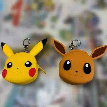 포켓몬 실리콘 파우치 키링 세트