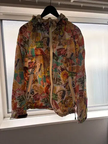 hysteric glamour 올 패턴 나일론 자켓