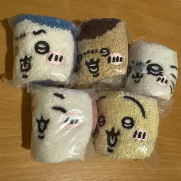 치이카와 (먼작귀) 복슬복슬 파우치 5종 세트 컴플리트