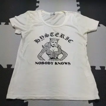 HYSTERIC GLAMOUR 화이트 T셔츠