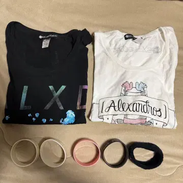 [Alexandros]T셔츠, 고무밴드 총 7세트