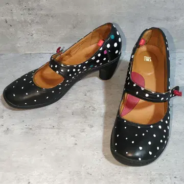 [ CAMPER ] TWINS/메리제인/펌프스/도트 무늬/39