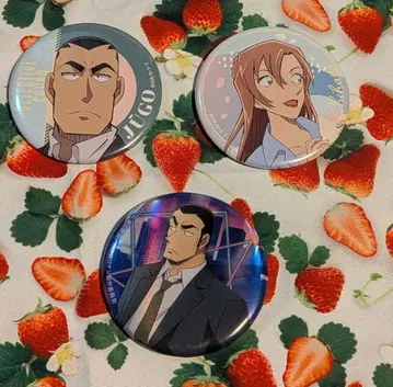 명탐정 코난 요코미조 시게토 하기와라 치하야 캔뱃지 세트