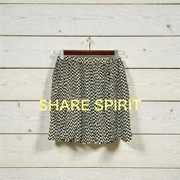 SHARE SPIRIT / 기하학 패턴 스커트