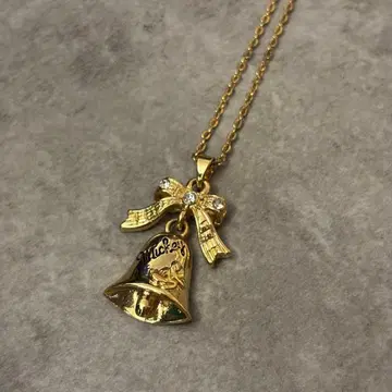 Disney 실버 925 벨 골드 목걸이