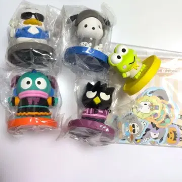 나폴리 남자들 산리오 하피단부이 콜라보 러버 마스코트 컴프 세트