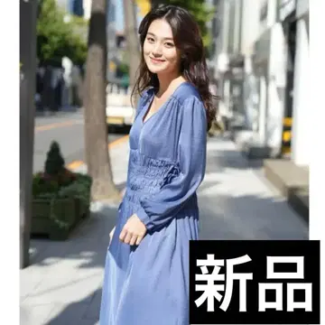 [ 최종 가격 ] 새상품 프리즈마트 허리 셔링 스키퍼 원피스