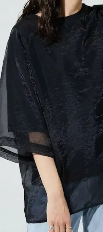 FREAKS STORE 오간자 티셔츠 레이어드 래글런 미착용