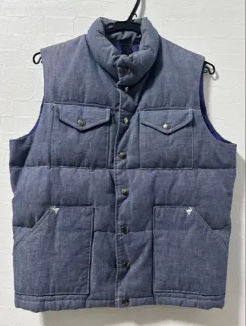 THE NORTH FACE PURPLE LABEL 다운 베스트 데님 XS