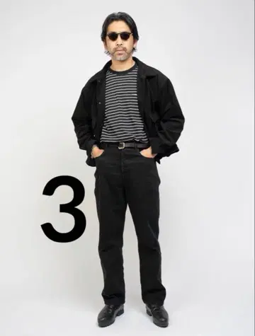 KAJA MEDIUM BAGGY BLACK DENIM PANTS