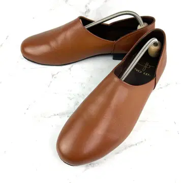 컨디션 최상 NO ID. 닥터 슈즈 브라운 가죽 슬립온 26