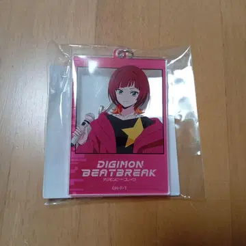 라운드원 한정판 디지몬 비트 블레이크 사쿠야 레나 아크릴 키링