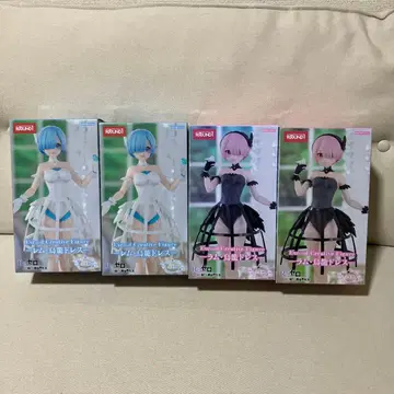 라운드원 한정판 Re: 제로 렘 라무 새장 드레스 피규어 세트