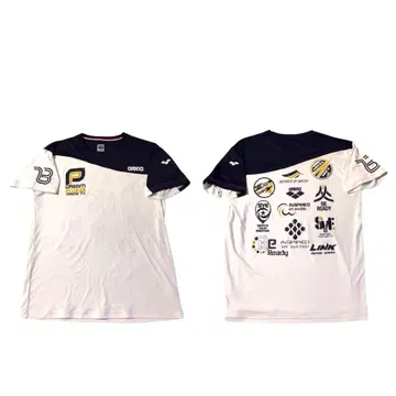 arena 아레나 빅 로고 T셔츠 화이트 M 수영