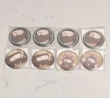 닌타마 난자타운 캔뱃지 잣토 곤나몬 8점