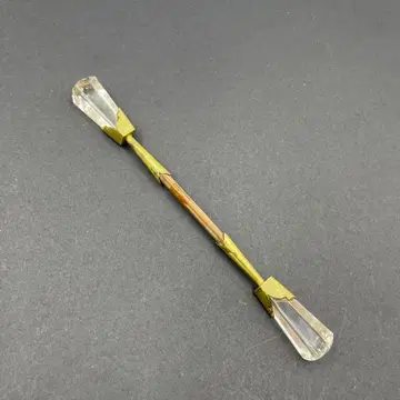 35 빈티지 수정 비녀 크리스탈 머리 장식 일본 정통의상 소품